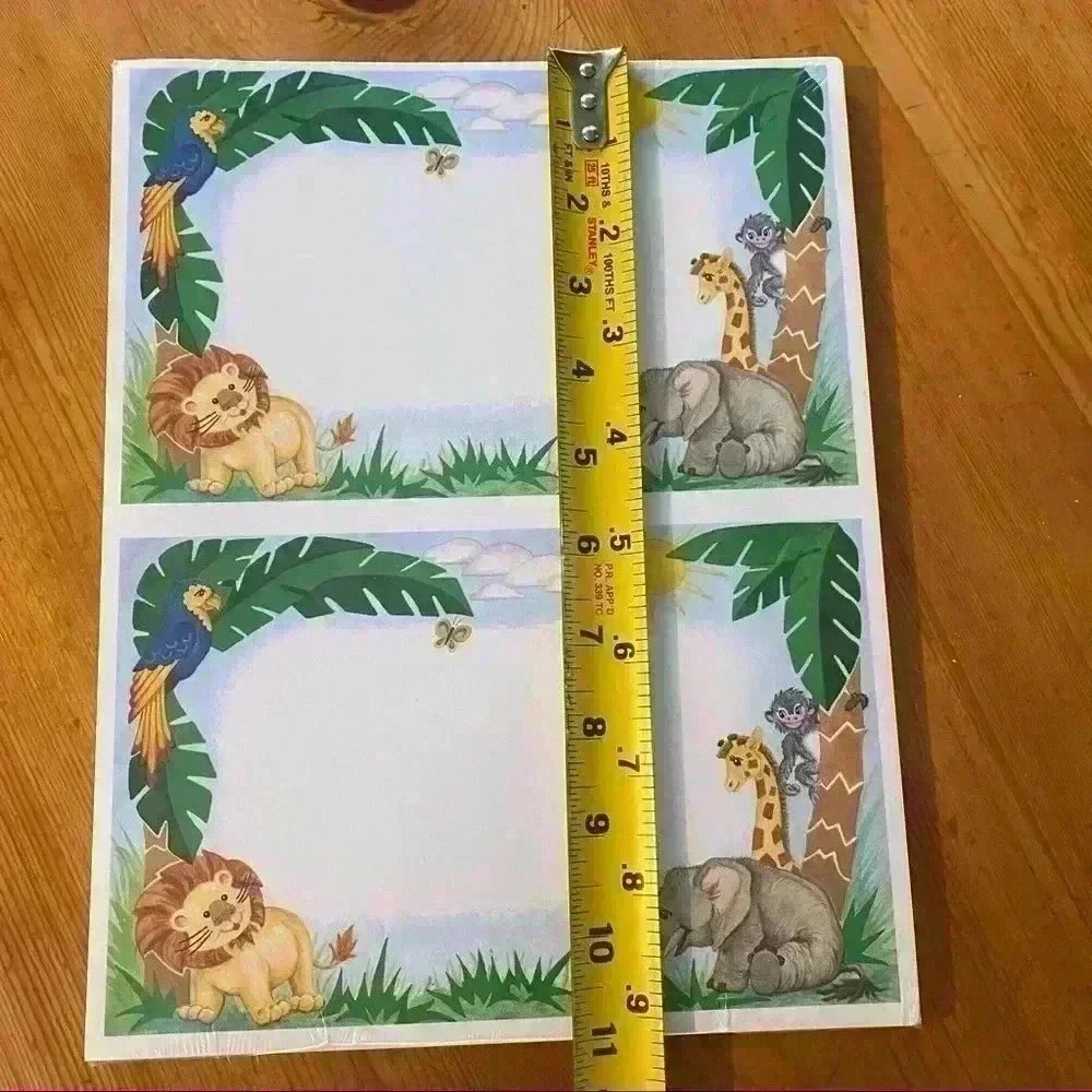 Printable Jungle Invitations or announcements